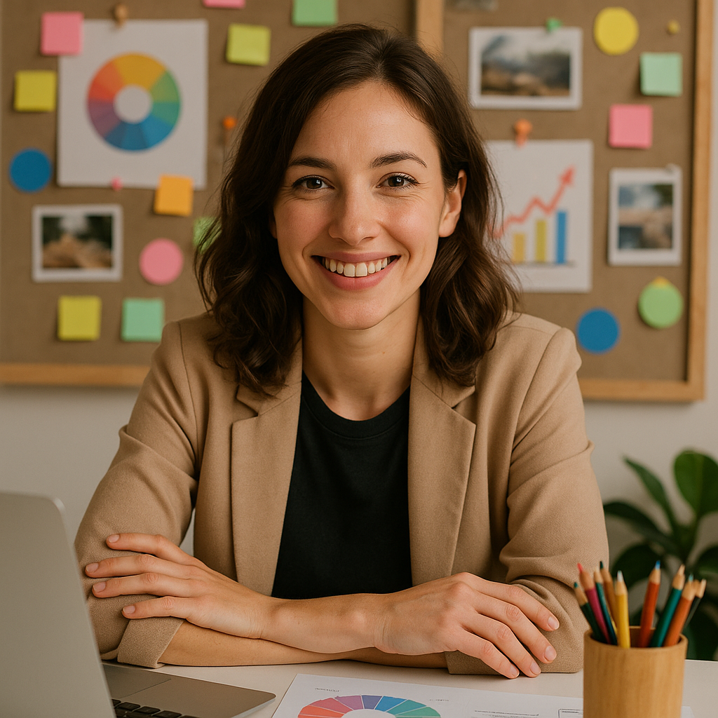 Creative marketer with approachable demeanor